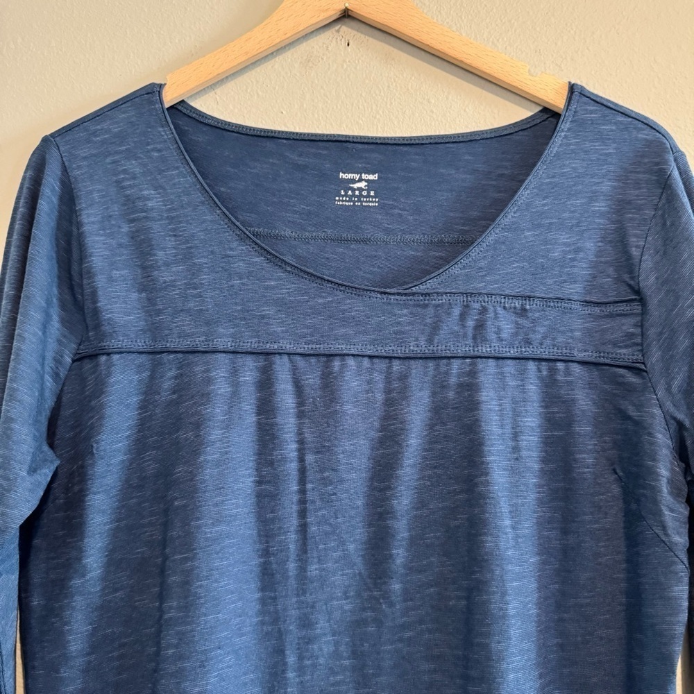 Horny Toad Oolong Dress Organic Cotton Blend Long Sleeve Large - Picture 3 of 7